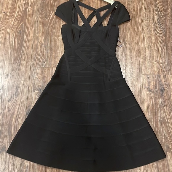 Herve Leger Beatriz Essential A-line Dress - Picture 4 of 10